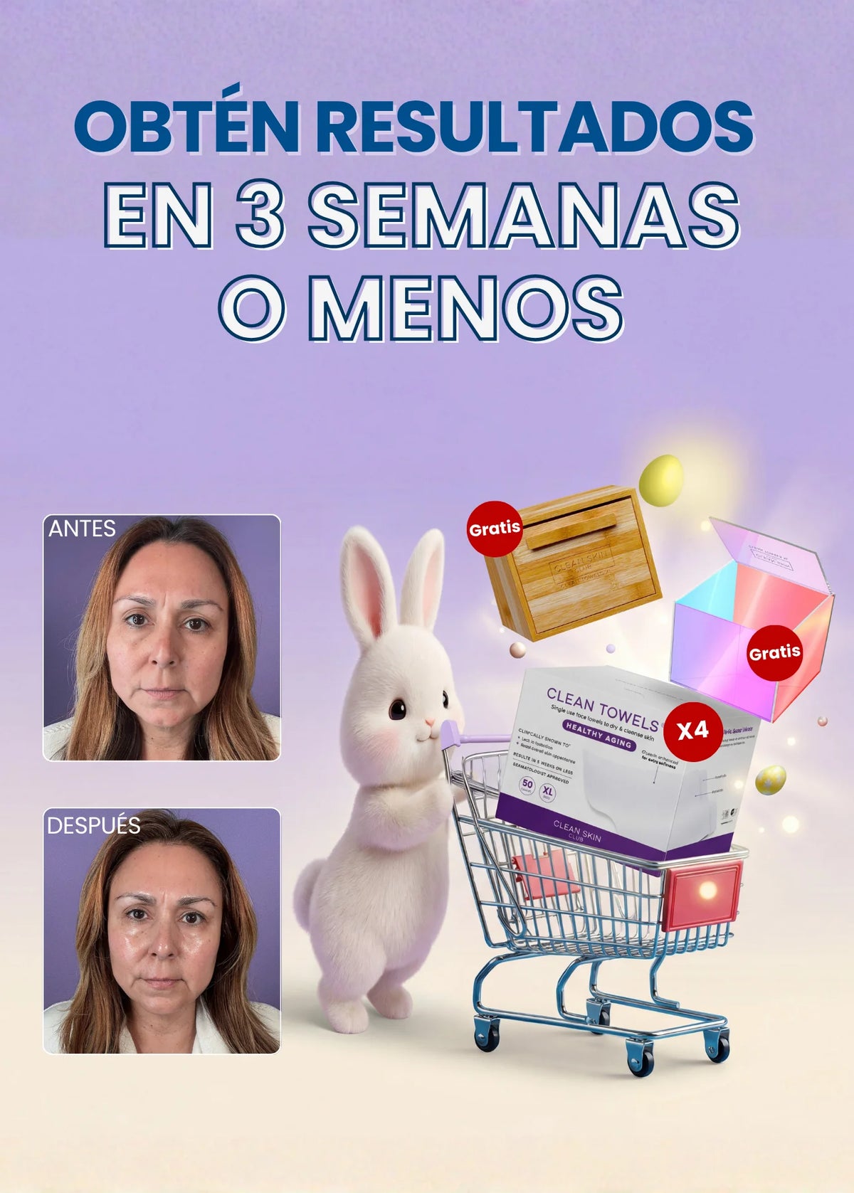 50% de descuento + contenedor gratis