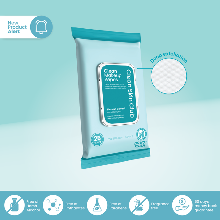 Clean Makeup Wipes Blemish Control