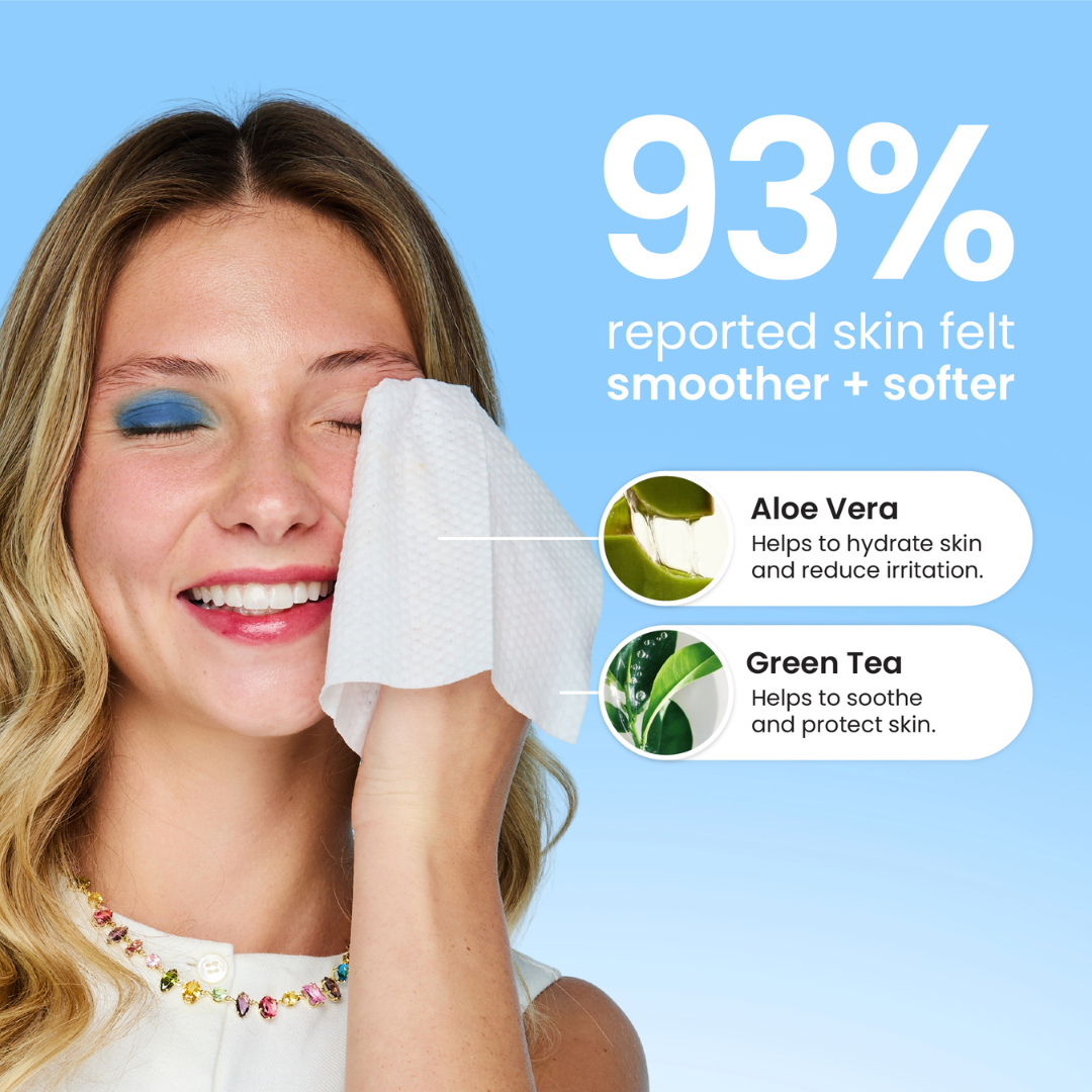 Clean Makeup Wipes Original Travel - 10ct