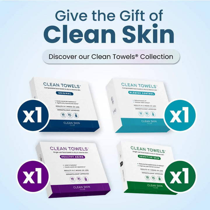 Flin Clean Clean Towels® Variety Box – Clean Skin Club