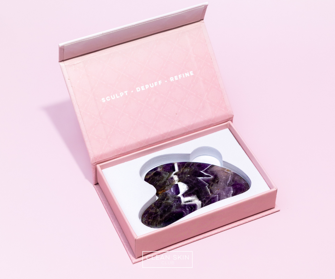 Amethyst Gua Sha Sculpting Stone