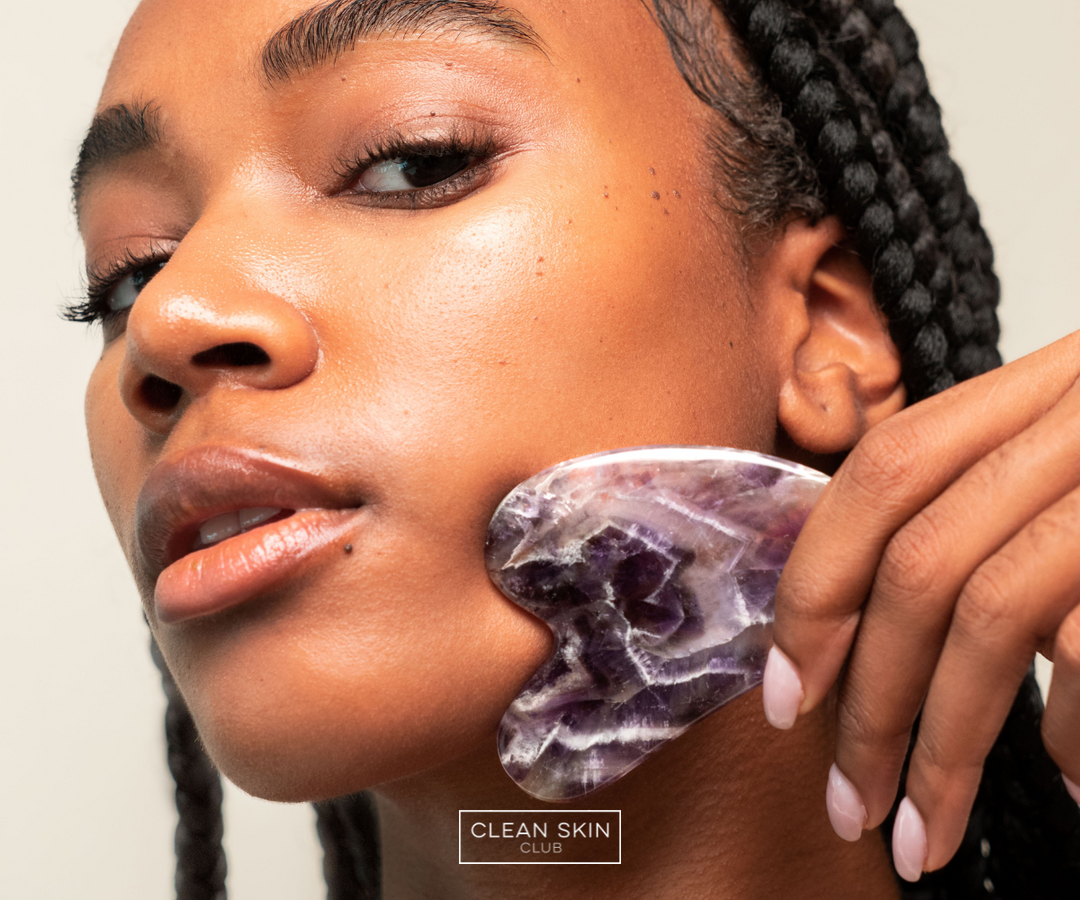 Amethyst Gua Sha Sculpting Stone