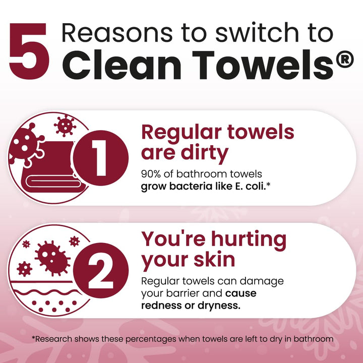 Clean Towels® XL Holiday Travel Variety Gift Box