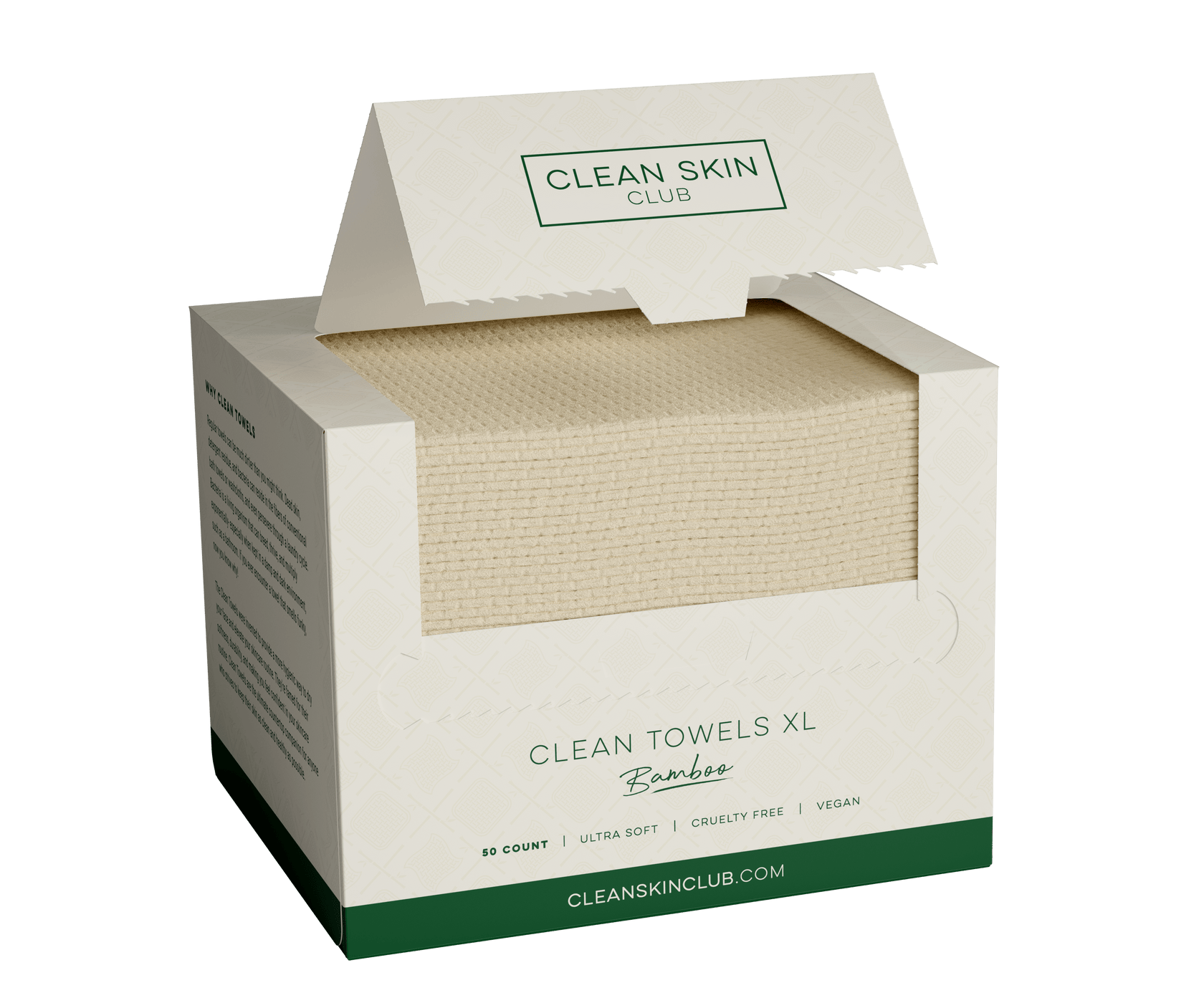 Clean Towels XL Bamboo Clean Skin Club