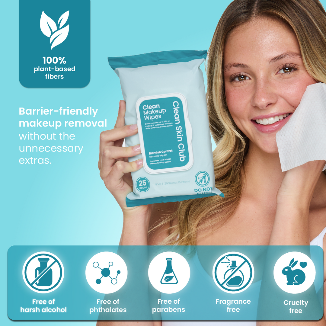 Clean Makeup Wipes Blemish Control