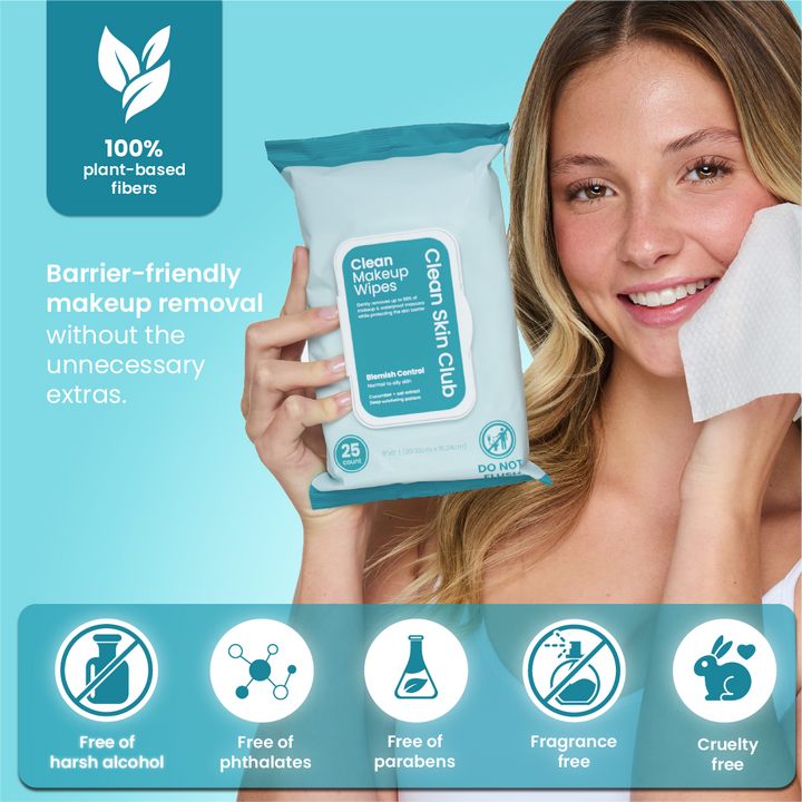 Clean Makeup Wipes Blemish Control