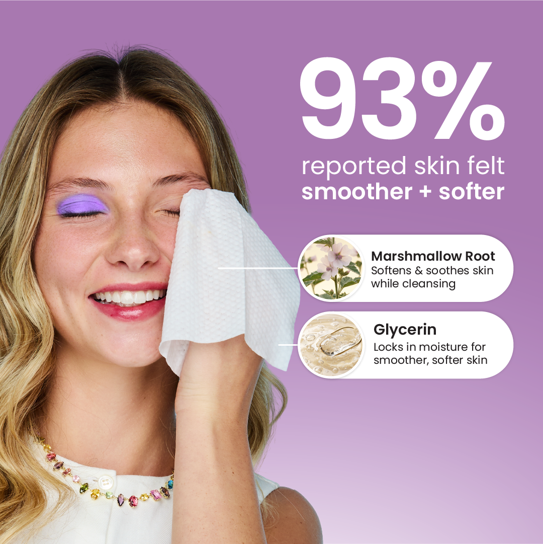 Clean Makeup Wipes Healthy Aging Travel - 10ct