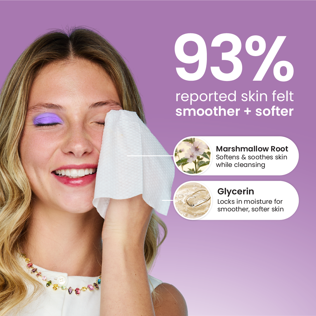 Clean Makeup Wipes Healthy Aging - 25ct