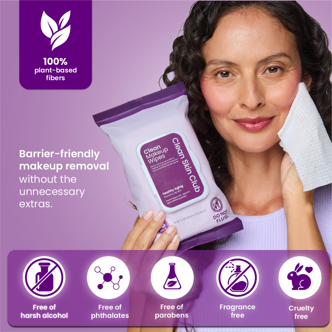 Clean Makeup Wipes Healthy Aging