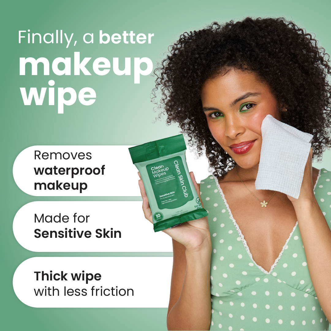 Clean Makeup Wipes Sensitive Skin Travel - 10ct