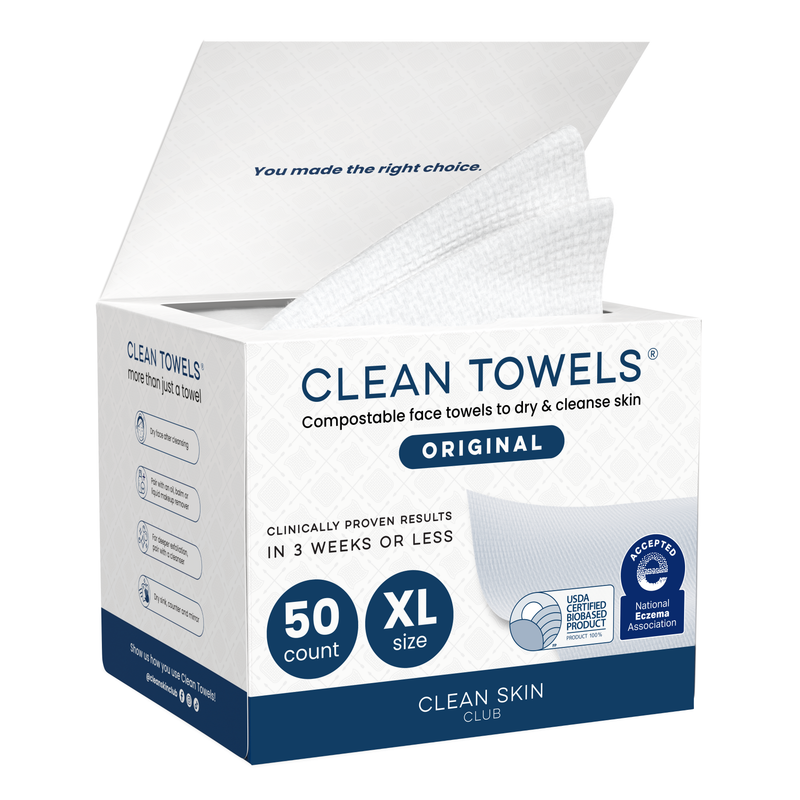 Original Clean Towels XL OG 50ct - side with badges